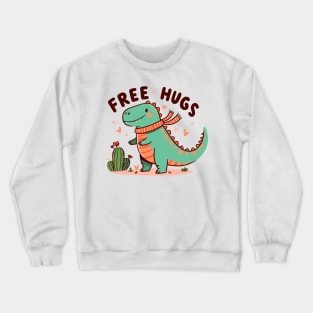 T-Rex Free Hugs Crewneck Sweatshirt
